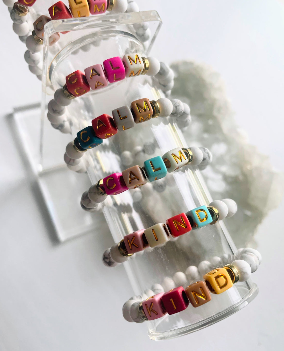 Calm + Kind Kids Bracelets