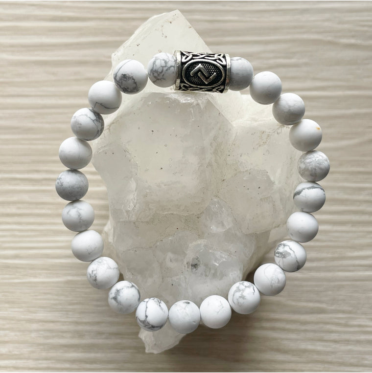 For Him: Warrior (Howlite)