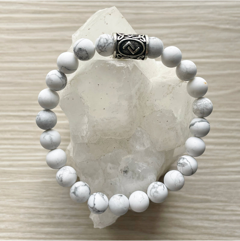 For Him: Warrior (Howlite)