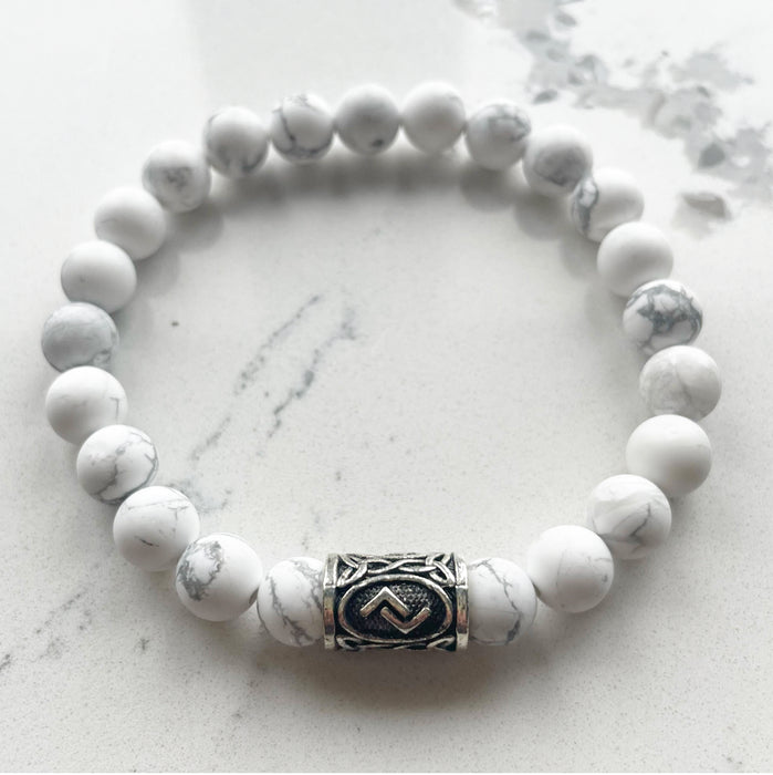 For Him: Warrior (Howlite)