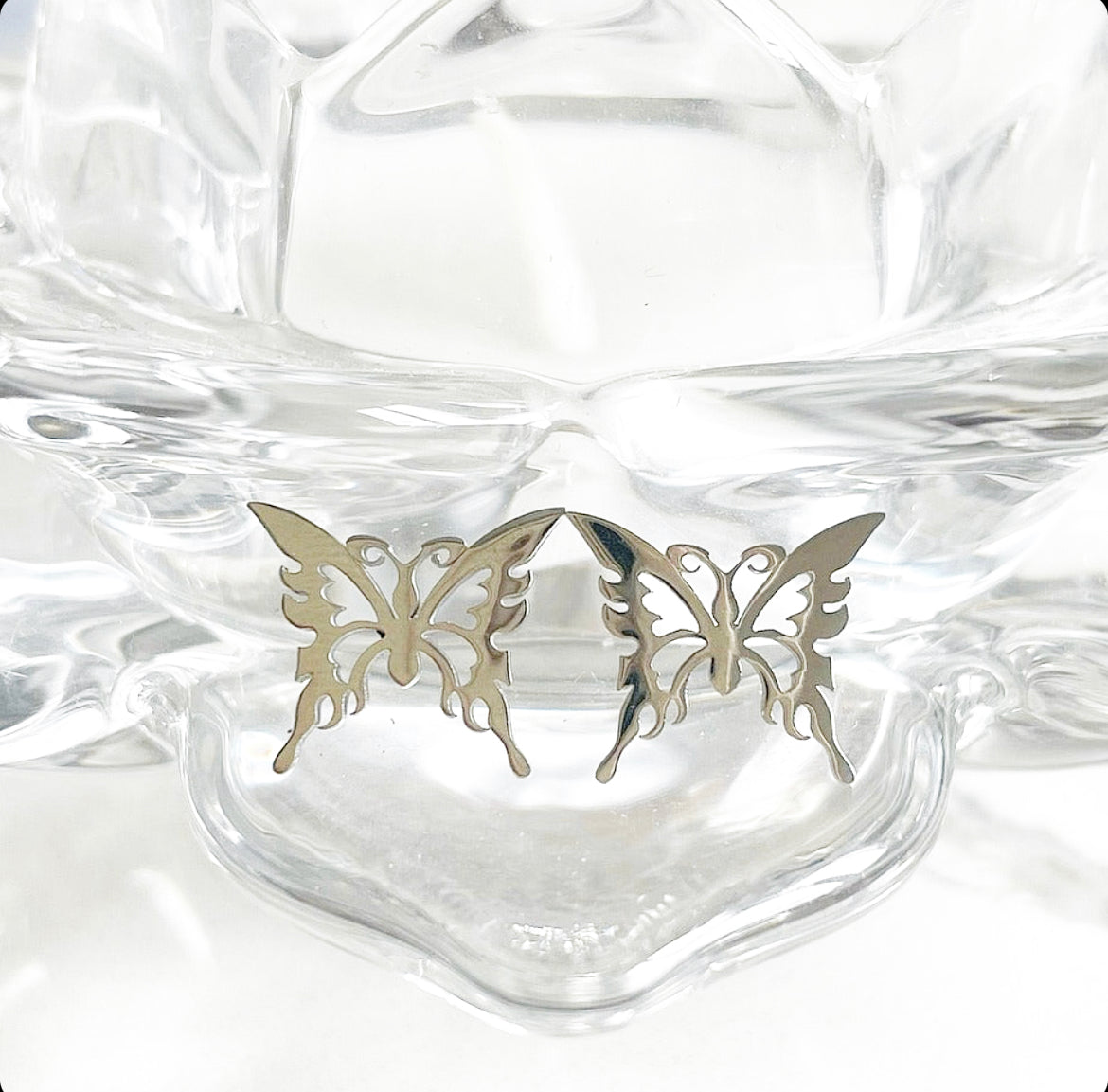 Butterfly Earrings (Silver)