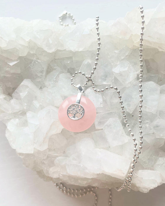 Rose Quartz & Tree of Life