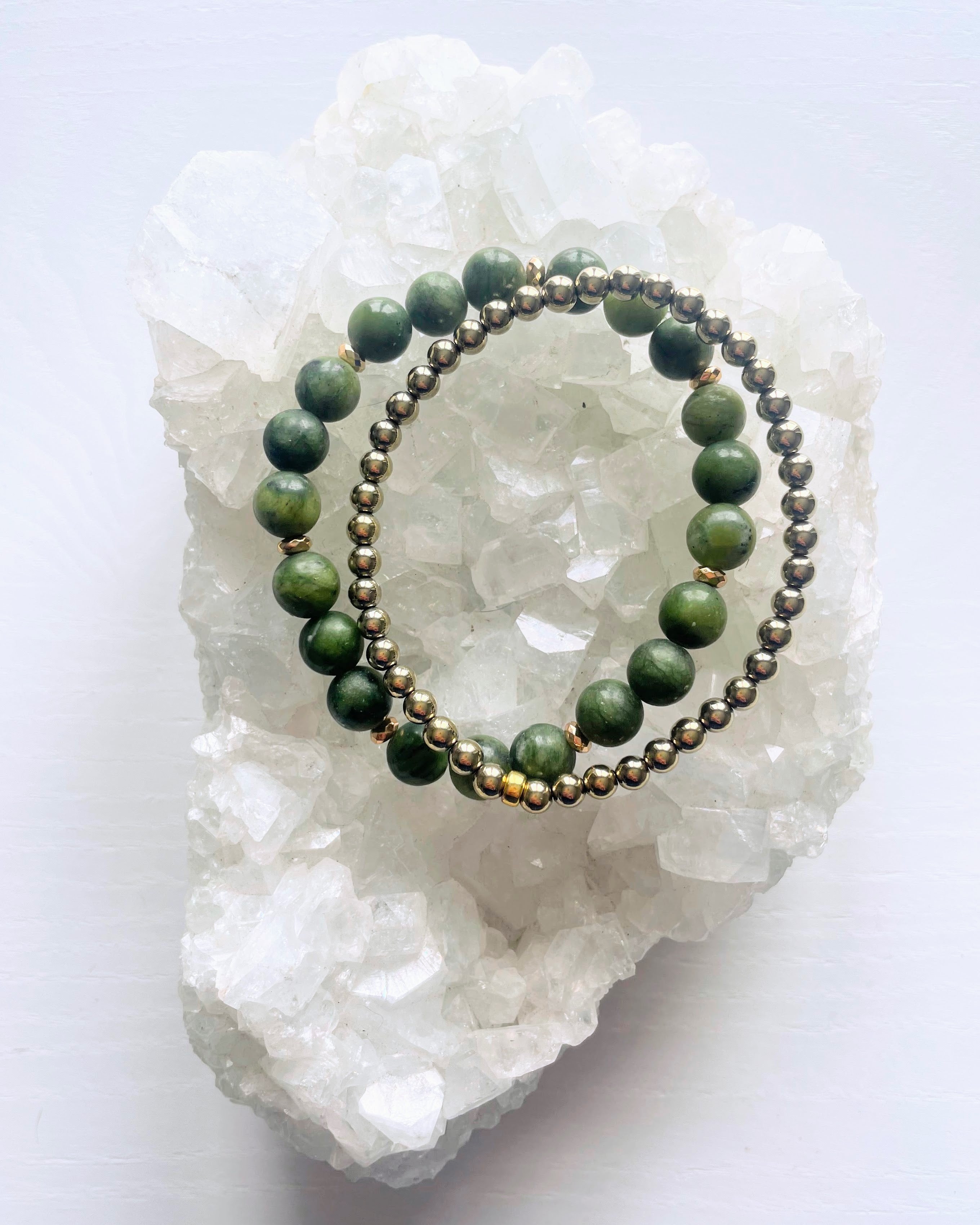 Jade + Hematite (Set)