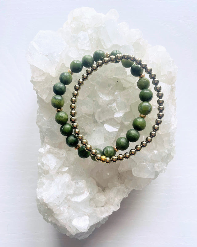 Jade + Hematite (Set)