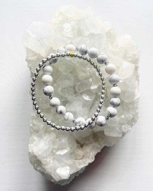 Howlite + Hematite (Set)