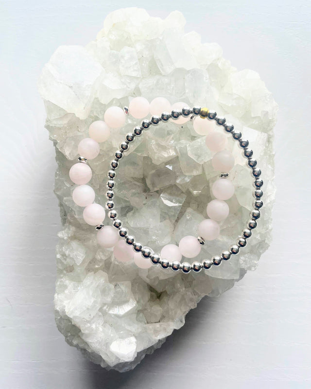 Rose Quartz + Hematite (Set)