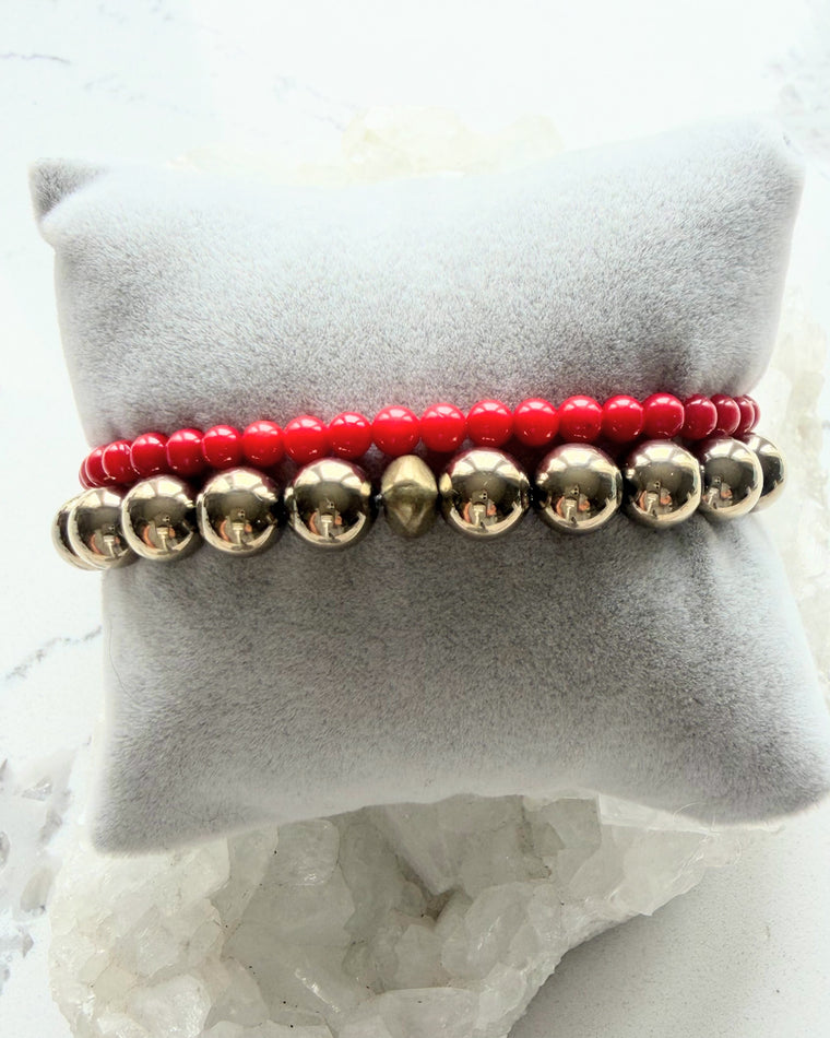 Hematite + Red Coral (Set)