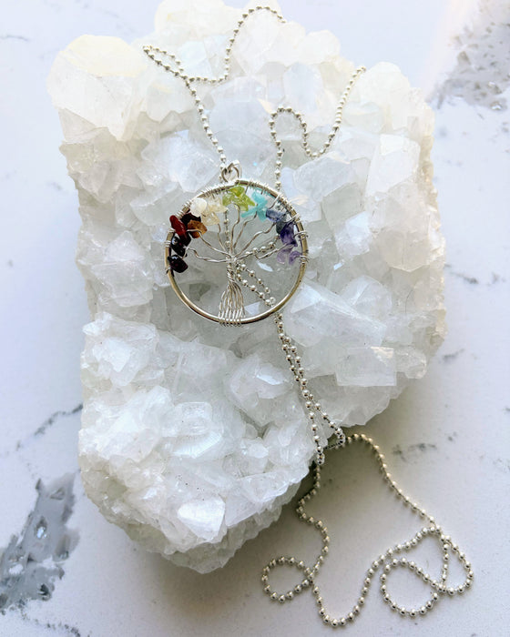 Chakra Tree Of Life Pendant