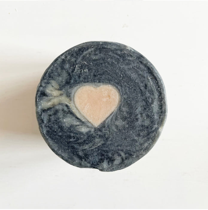 Cold Pressed Soap: Activated Charcoal + Goat Milk + French Pink Clay