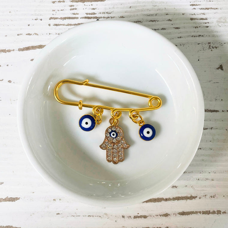 Hamsa Hand: Protection Pin