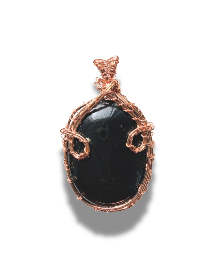Black Onyx Pendant  (One Of A Kind)